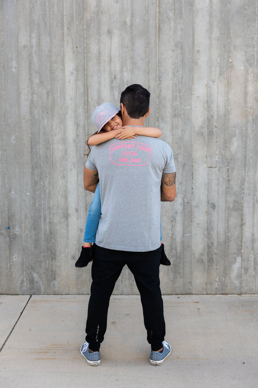 Support Your Local Girl Dad Shirt (Infrared) (GD)