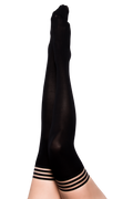 Dana Lynn: Sleek, Slender, and Totally Ribbed Thigh Highs. Petite to Plus Size
