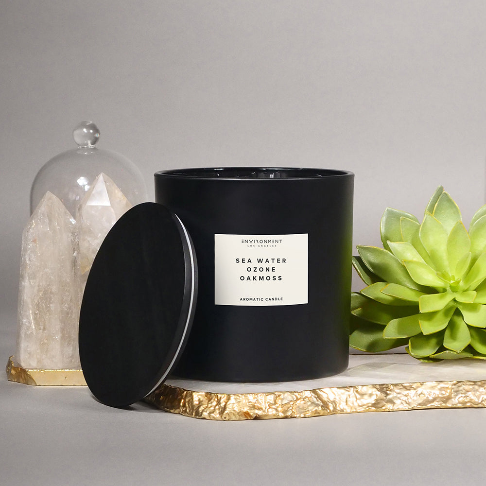 55oz Sea Water | Ozone | Oakmoss Candle (Inspired by Davidoff Cool Water®)