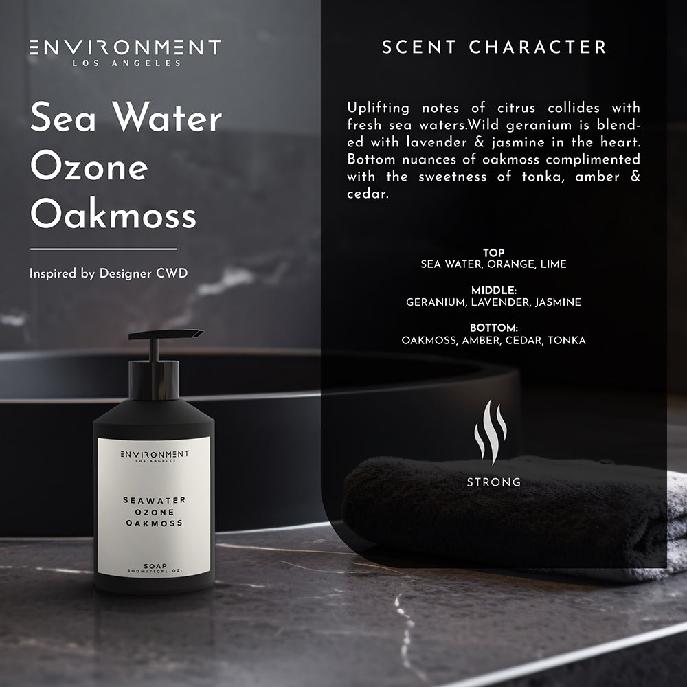 Sea Water | Ozone | Oakmoss Hand Soap (Inspired by Davidoff Cool Water®)