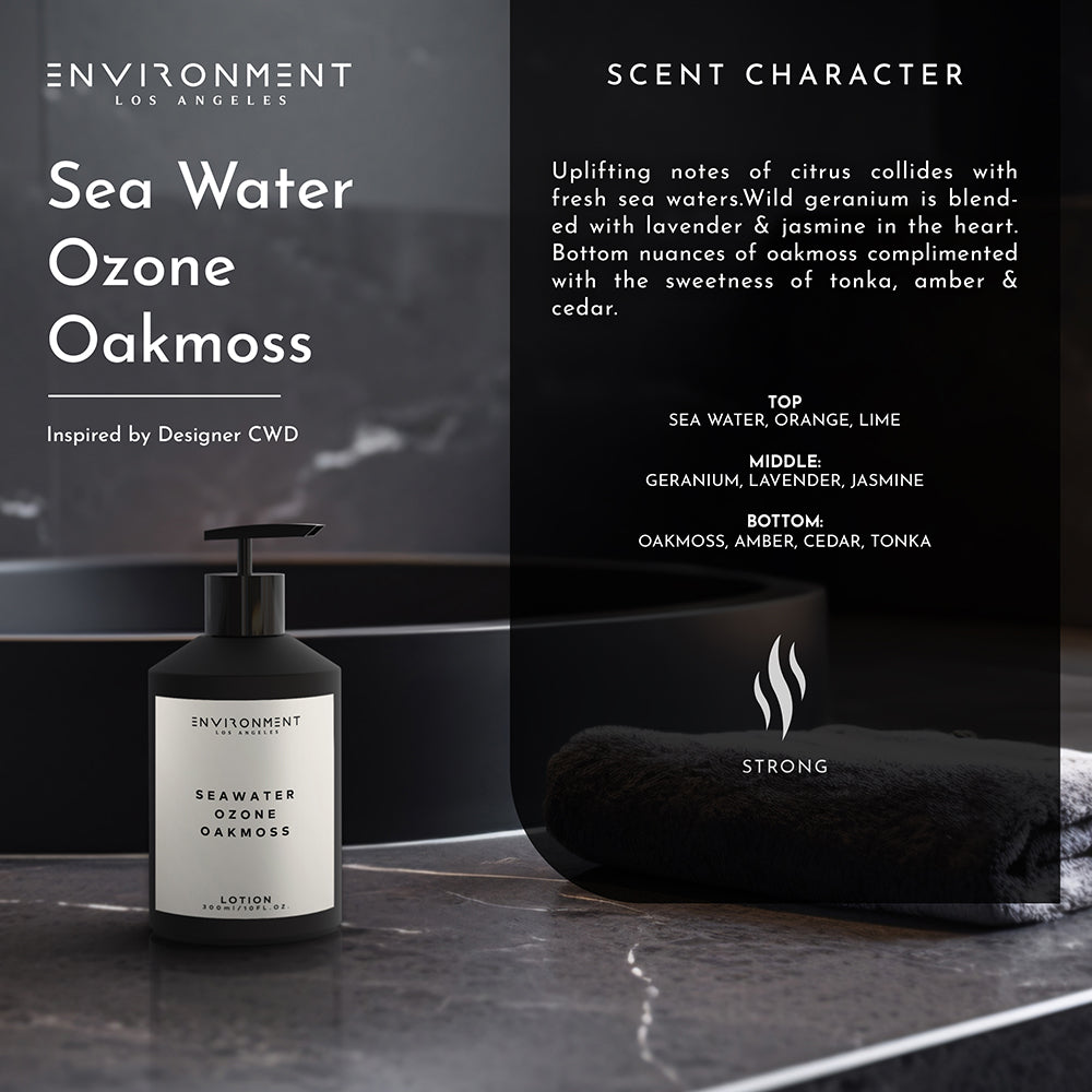 Sea Water | Ozone | Oakmoss Lotion (Inspired by Davidoff Cool Water®)