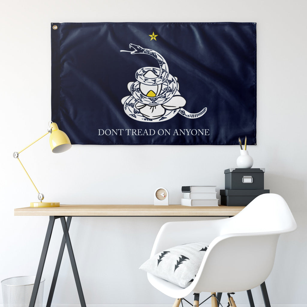 Don't Tread on Anyone Mississippi Liberty Flag - Single-Sided