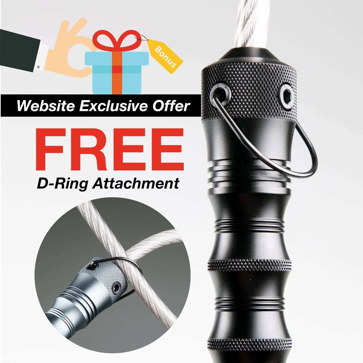 Stinger Whip Car Emergency Tool with Window Breaker (Black)