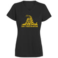 Don't Tread on Anyone Ladies’ Moisture-Wicking V-Neck Tee