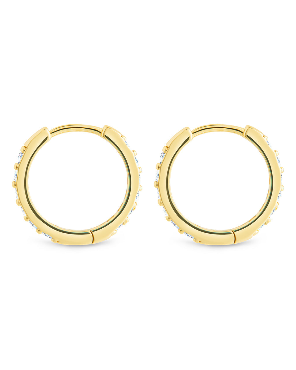 Zadie CZ Everyday Hoop Earrings