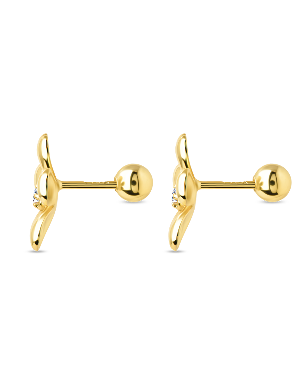 Jocelyn CZ Micro Flower Stud Earrings