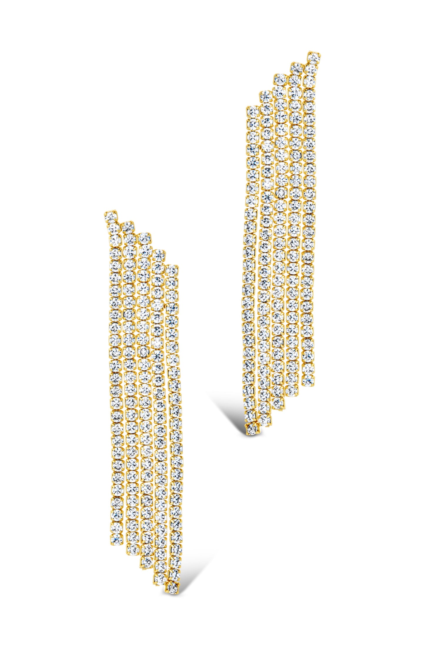 Clara CZ Dangle Stud Earrings