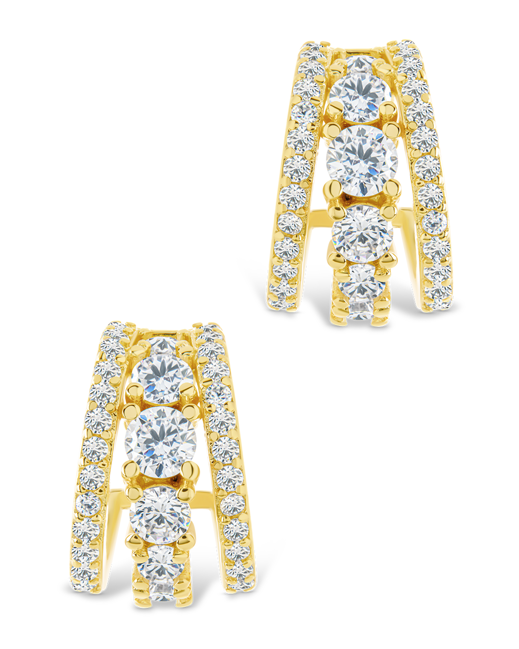 Yasmina CZ Hoop Earrings