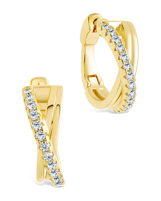 Juliana CZ Hoop Earrings