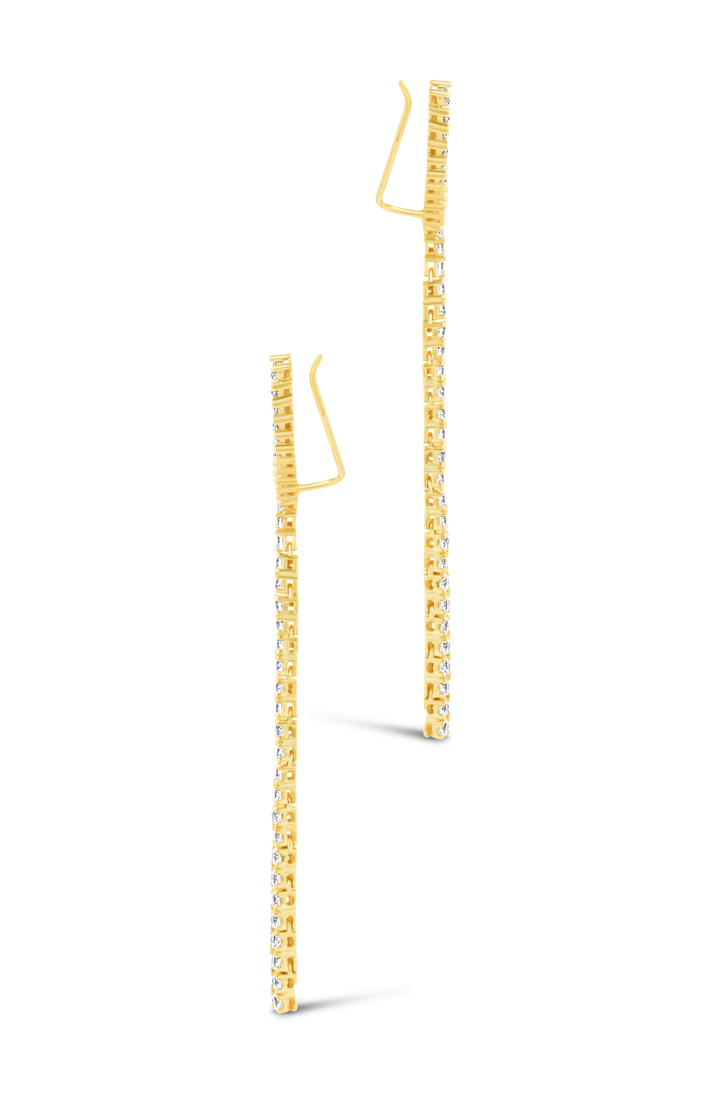 Arwen CZ Crawler Dangle Stud Earrings