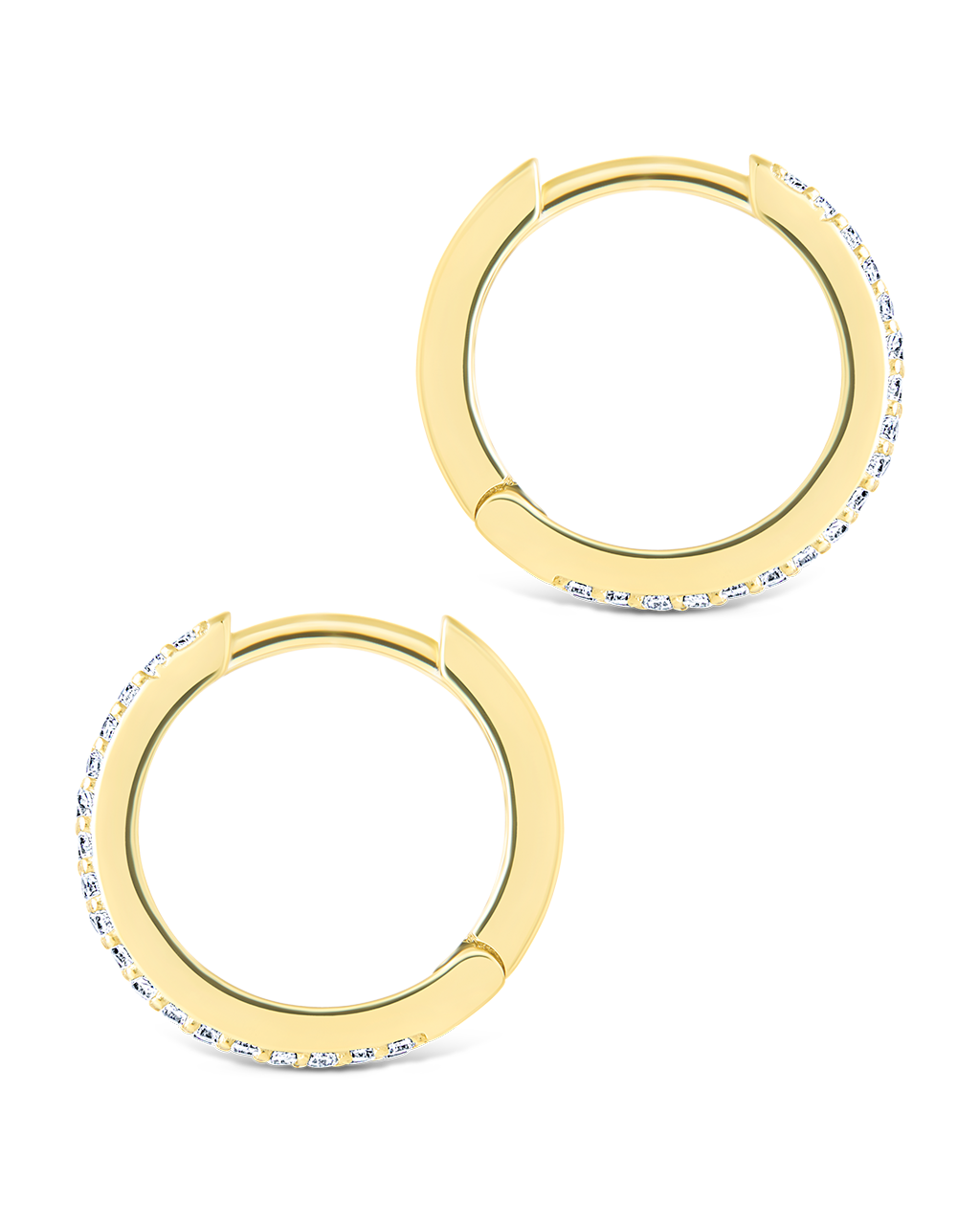 Sterling Silver Emerson Micro Hoops