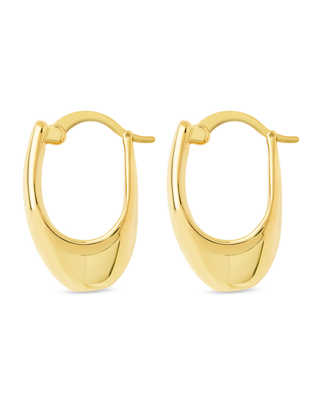 Elise Polished Micro Hoop Earrings