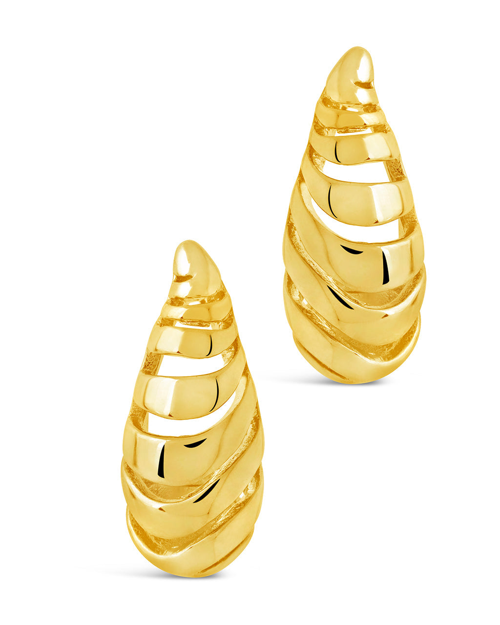 Carla Coiled Stud Earrings