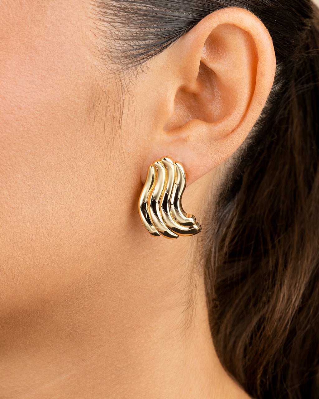 Sylvie Ripple Statement Studs