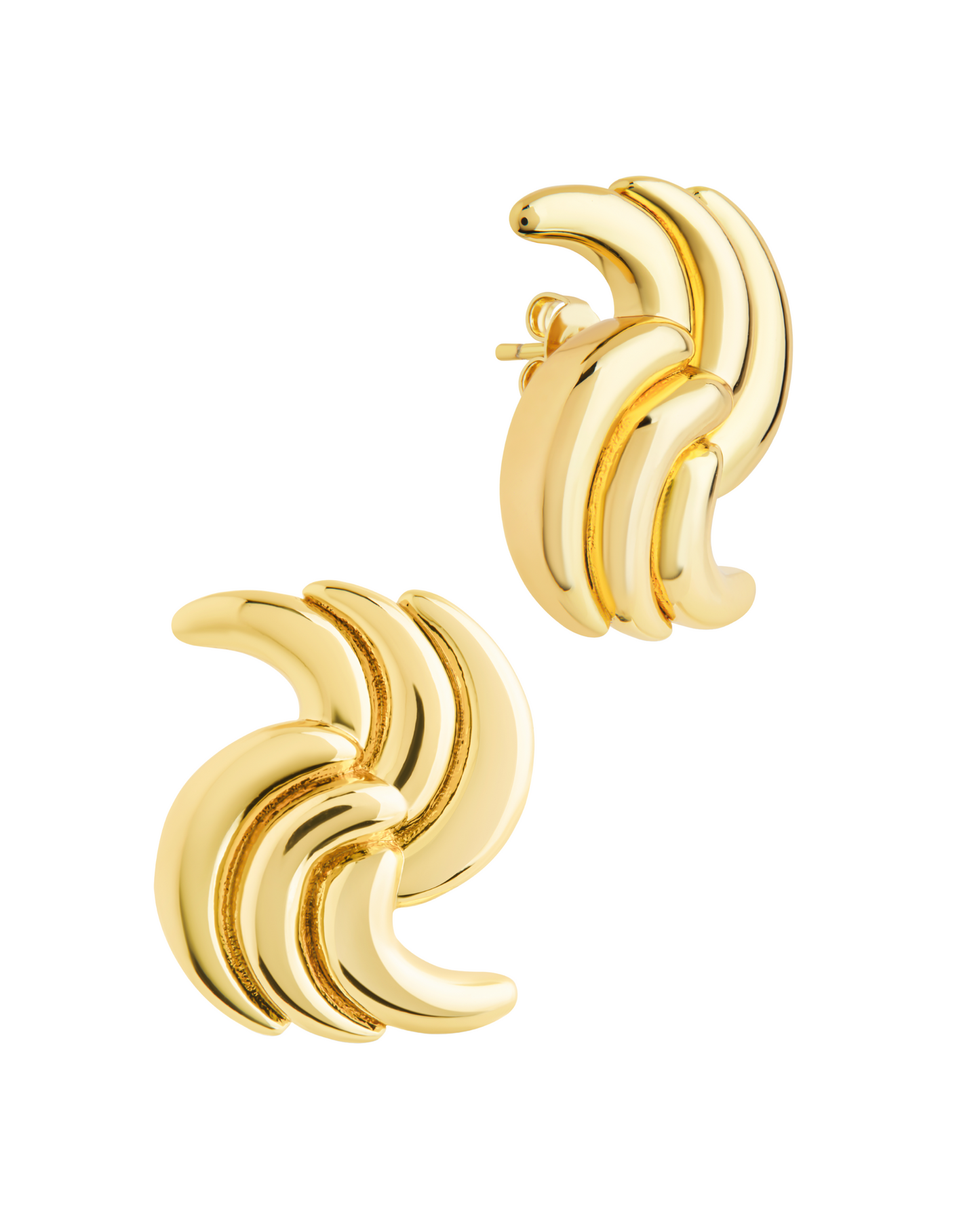 Leni Twist Statement Studs