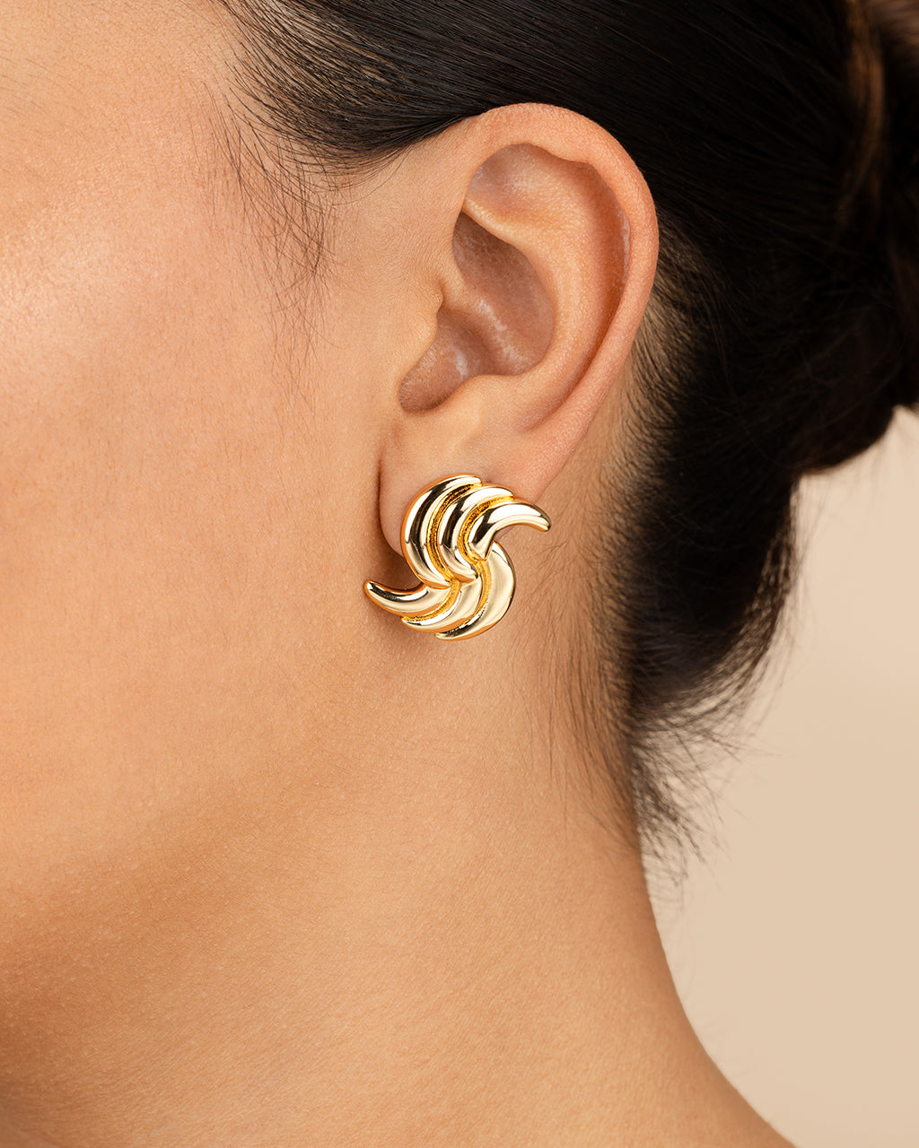 Leni Twist Statement Studs
