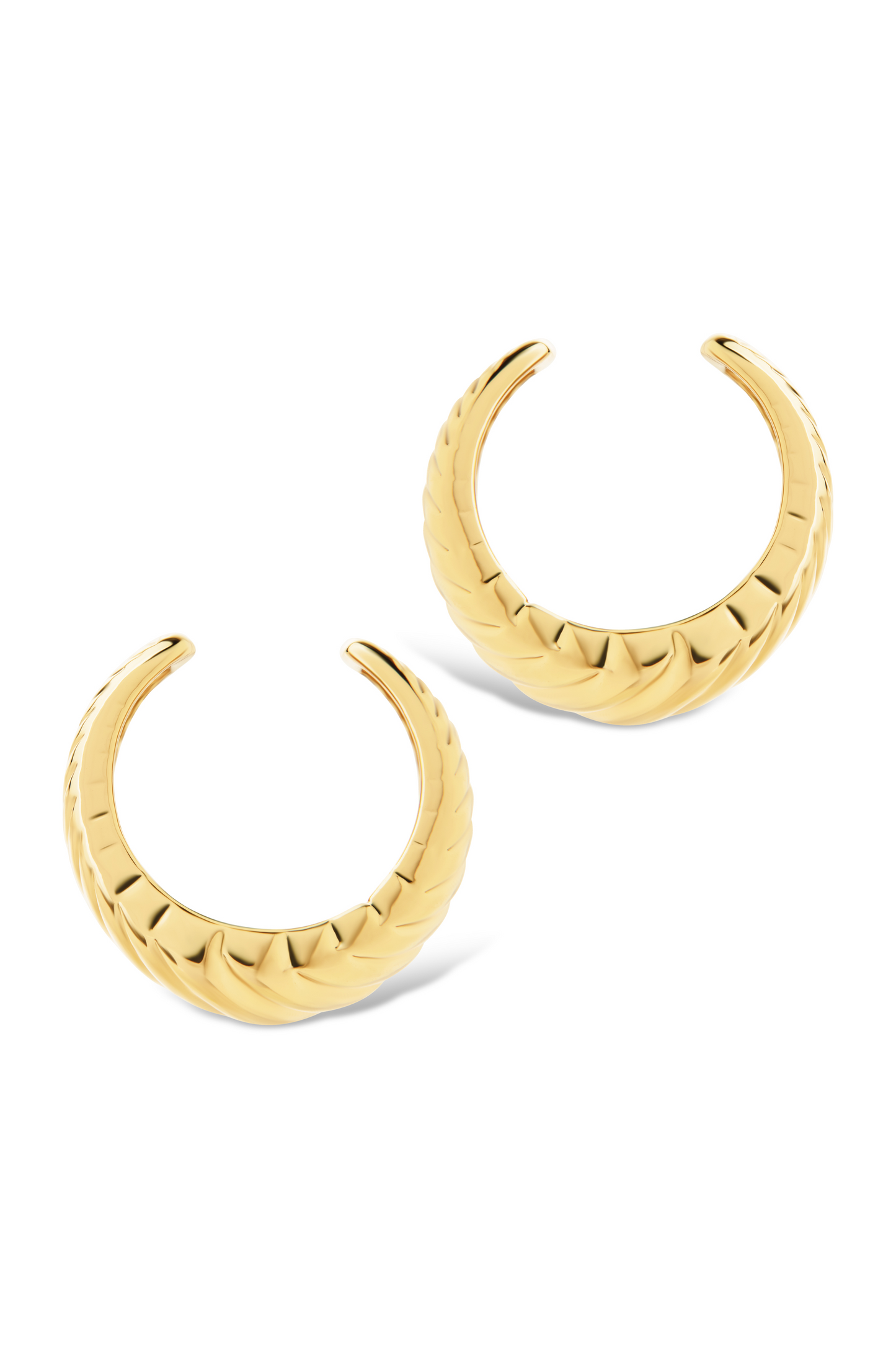 Beth Twisted Croissant Ear Cuff