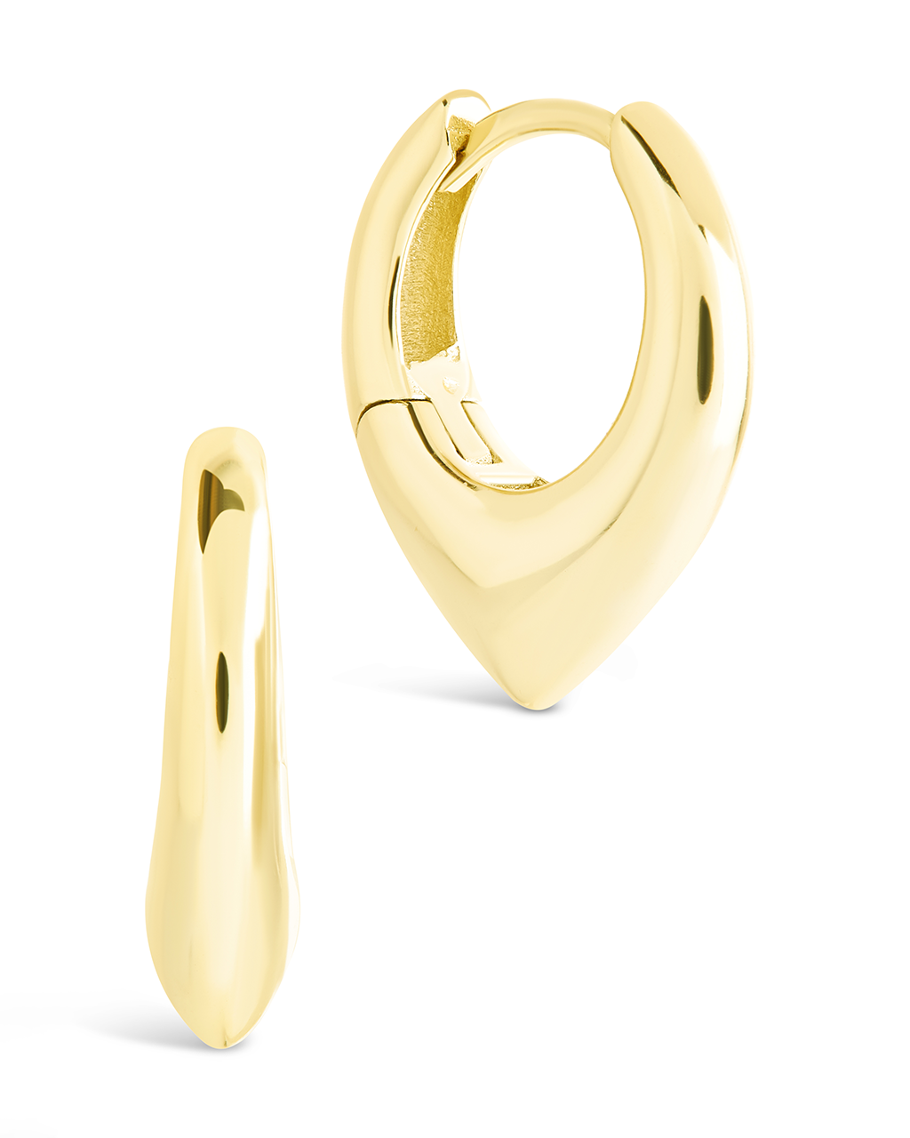 Colby Pointed Teardrop Hoops