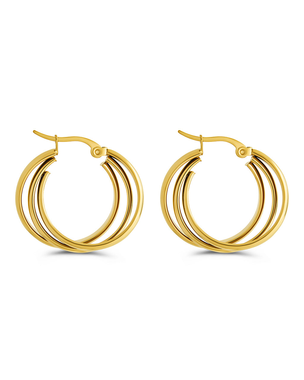 Triple Circle Lilibet Hoops