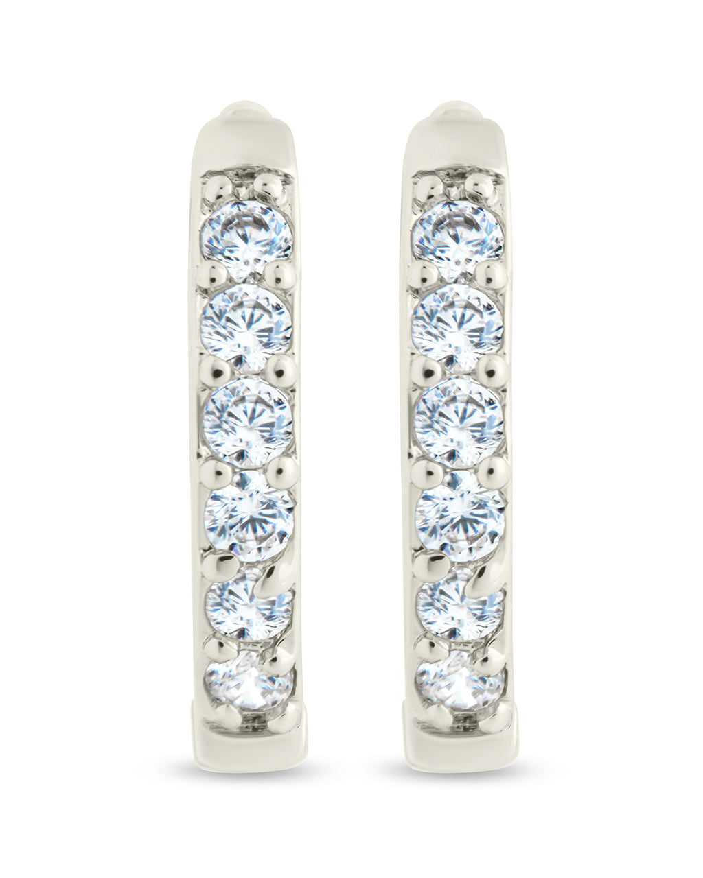 Zadie CZ Everyday Hoop Earrings