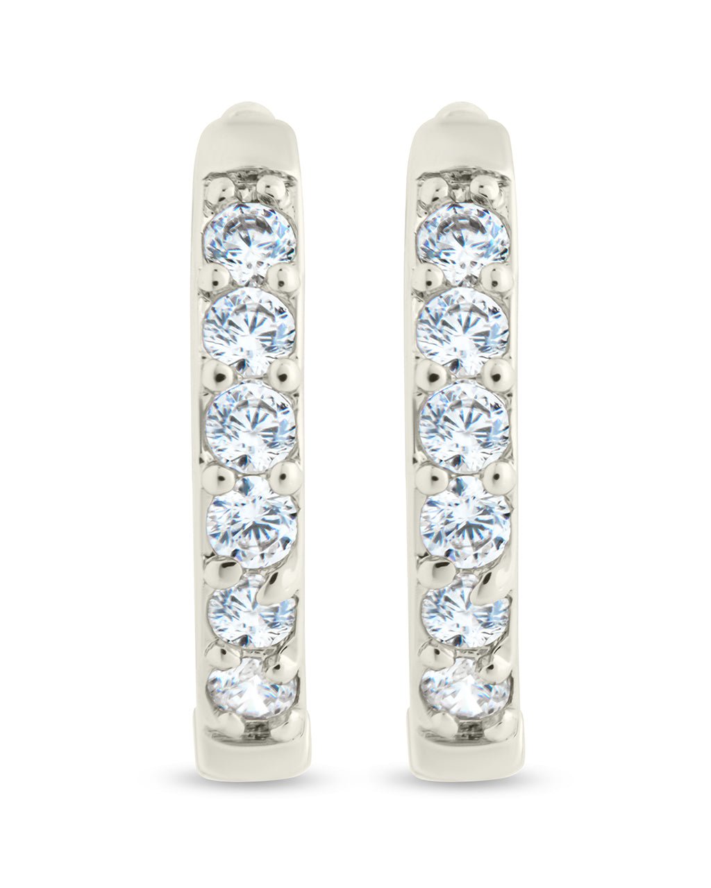 Zadie CZ Everyday Hoop Earrings