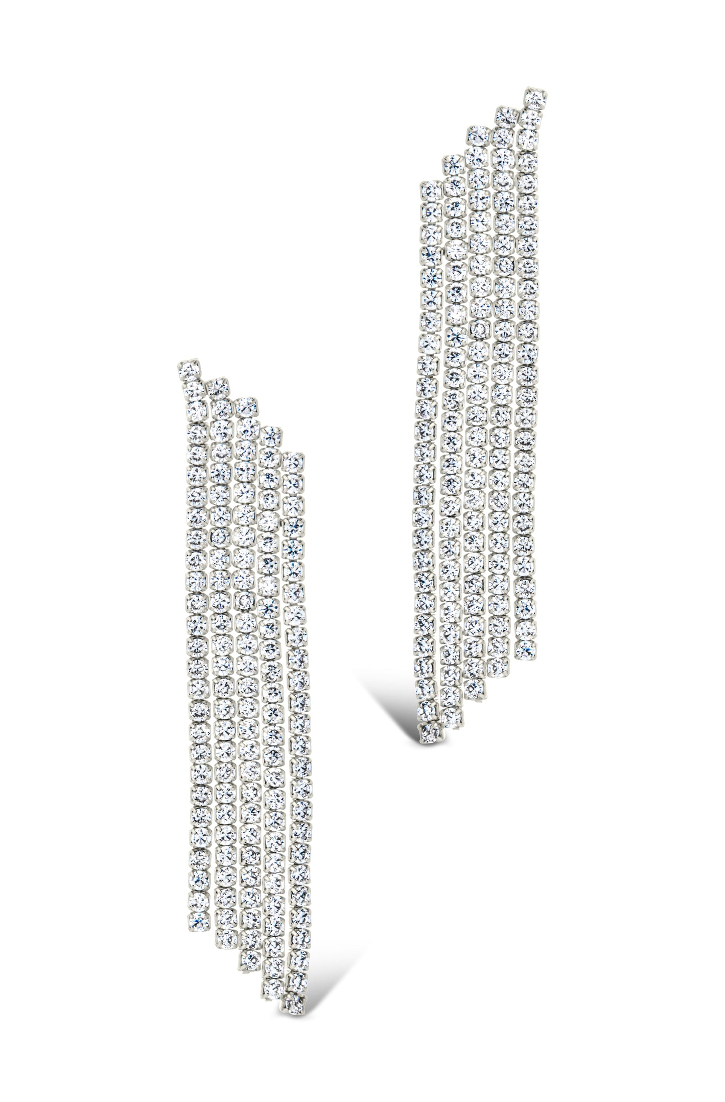 Clara CZ Dangle Stud Earrings