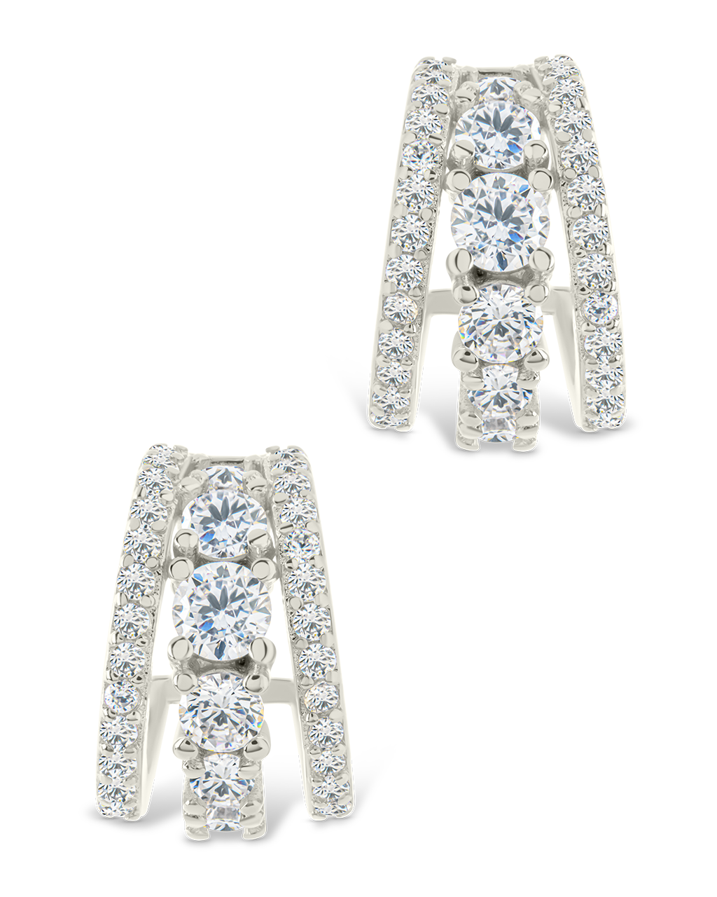 Yasmina CZ Hoop Earrings