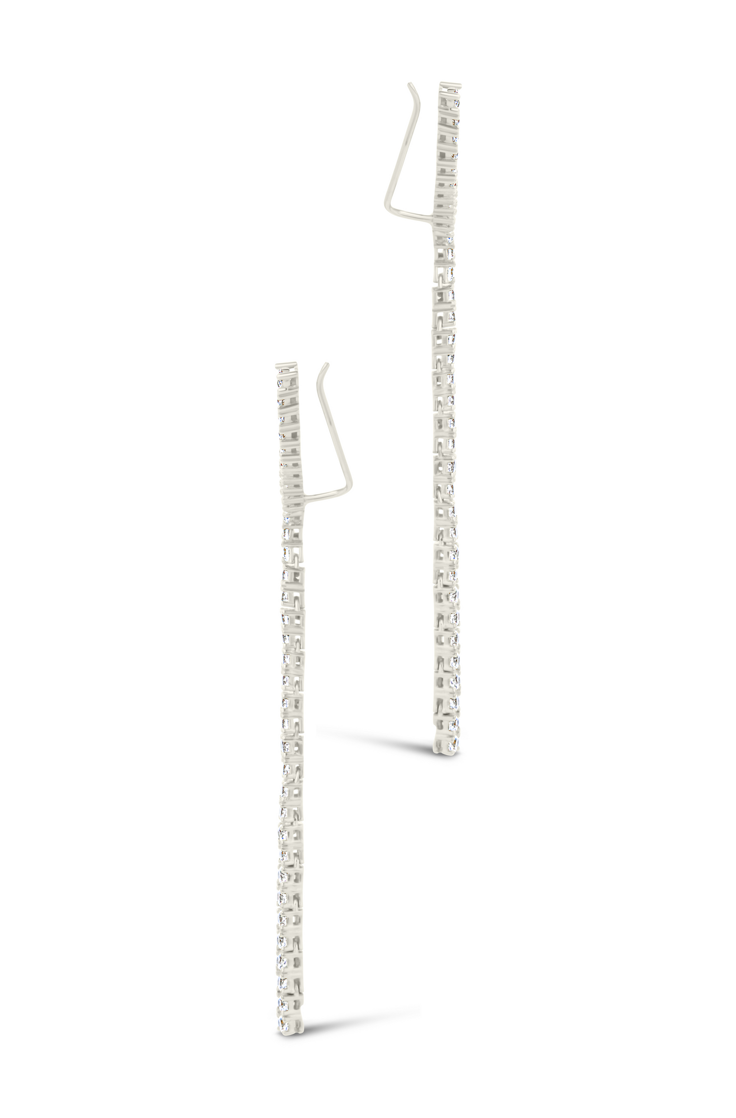 Arwen CZ Crawler Dangle Stud Earrings