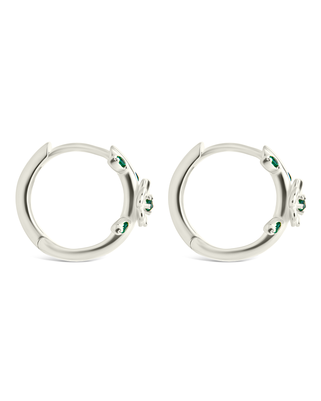 Sterling Silver Cambrie Micro Hoops