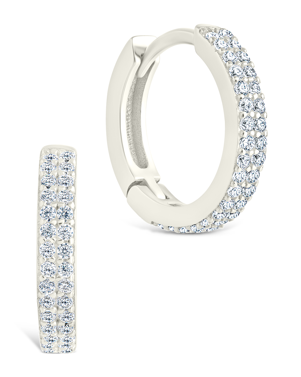 Sterling Silver Emerson Micro Hoops