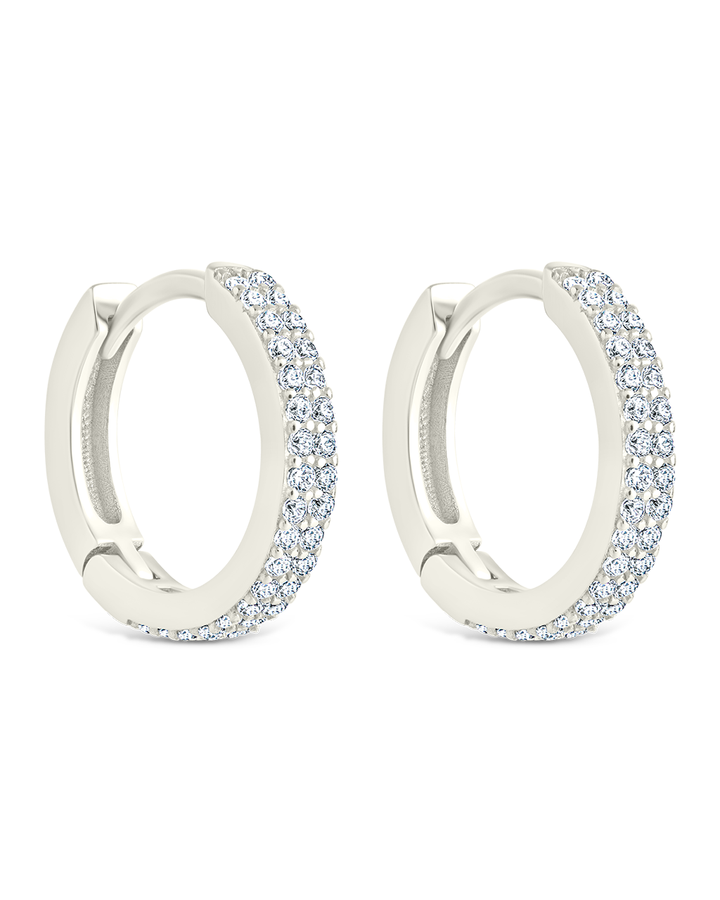 Sterling Silver Emerson Micro Hoops