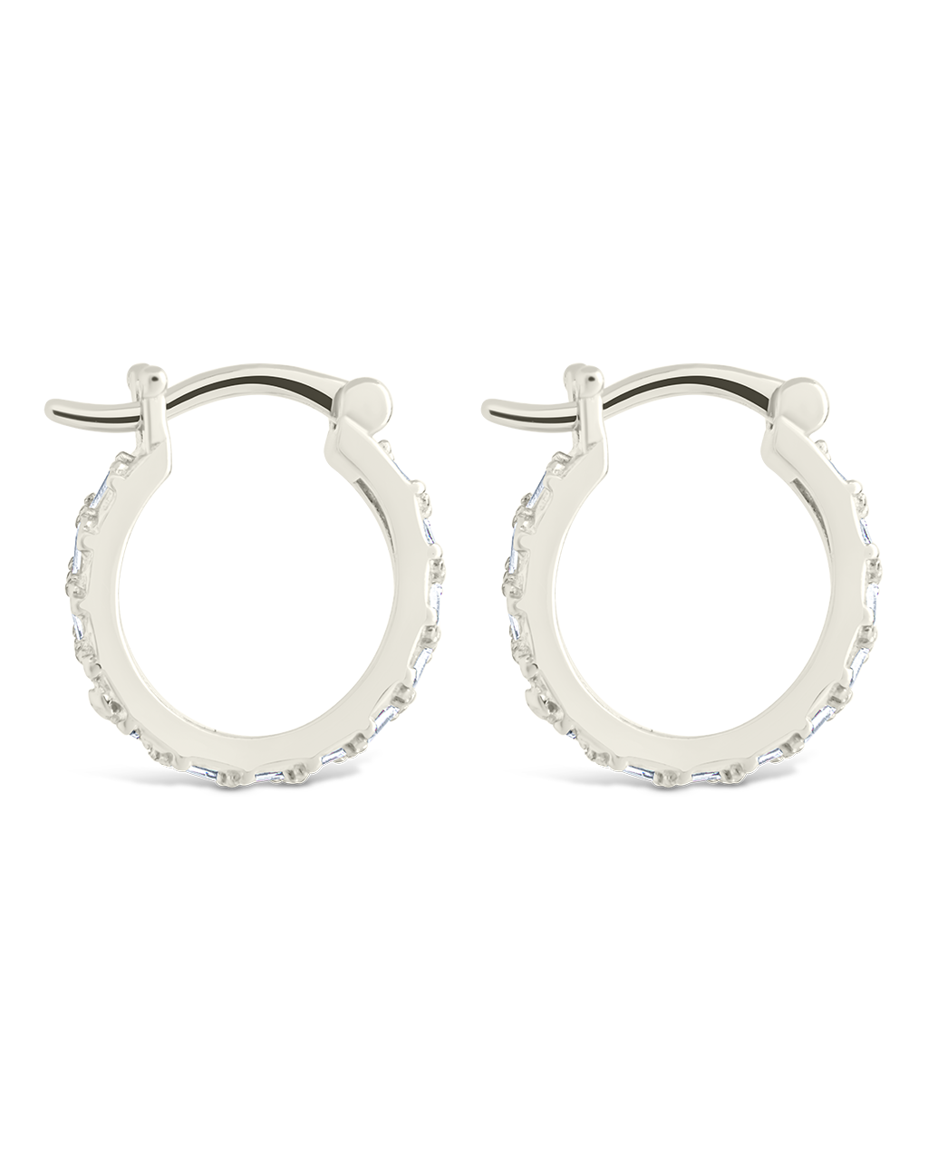 Sterling Silver Norabelle Micro Hoops