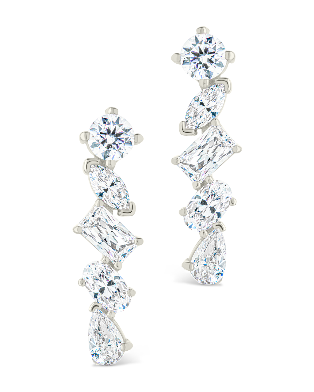 Sterling Silver Blythlyn CZ Studs