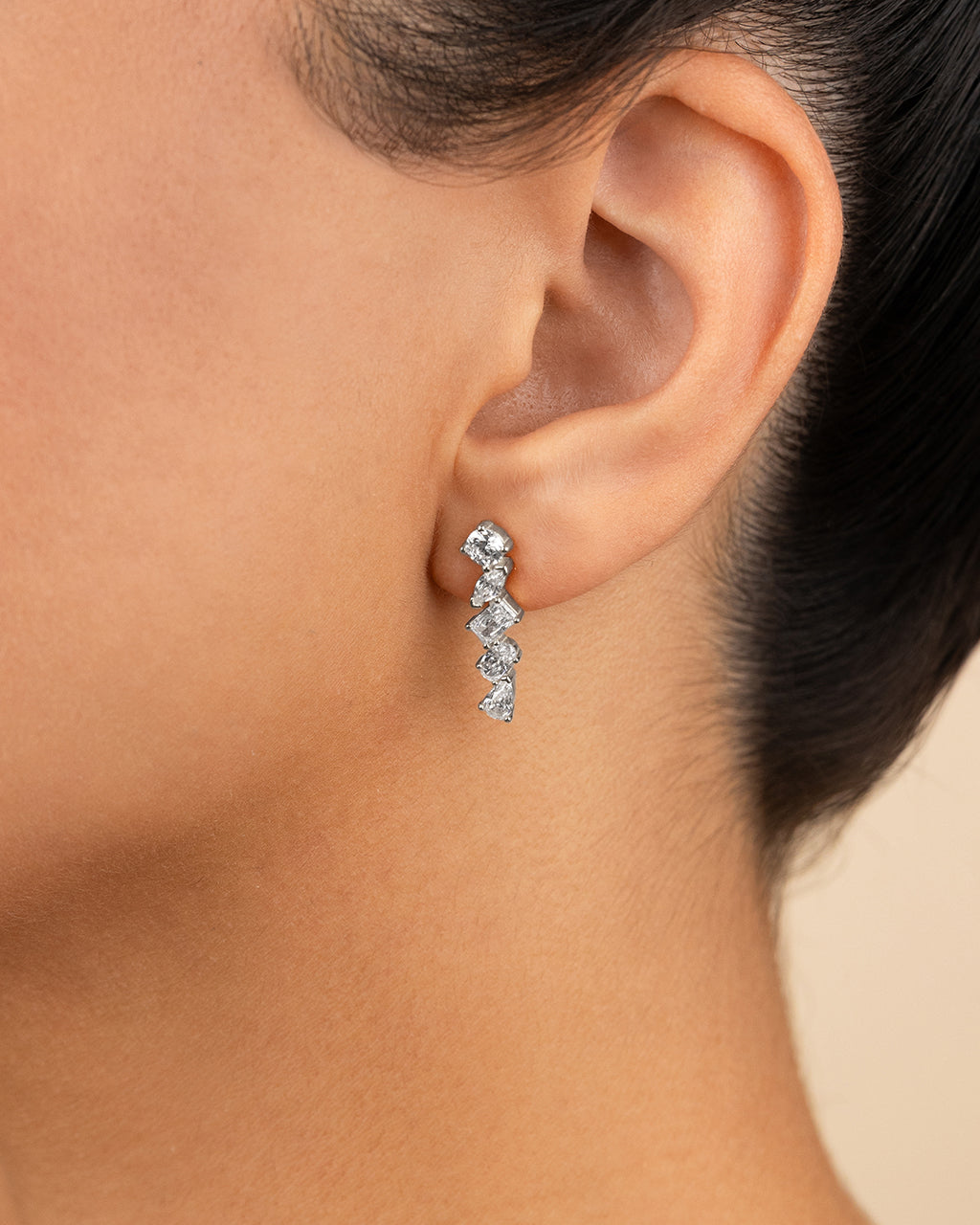 Sterling Silver Blythlyn CZ Studs