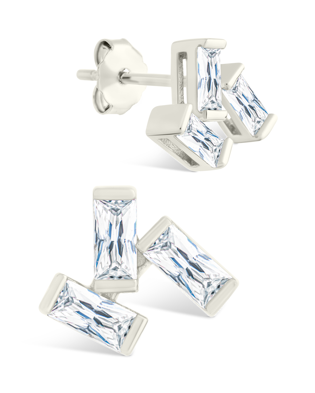 Sterling Silver Macy CZ Studs