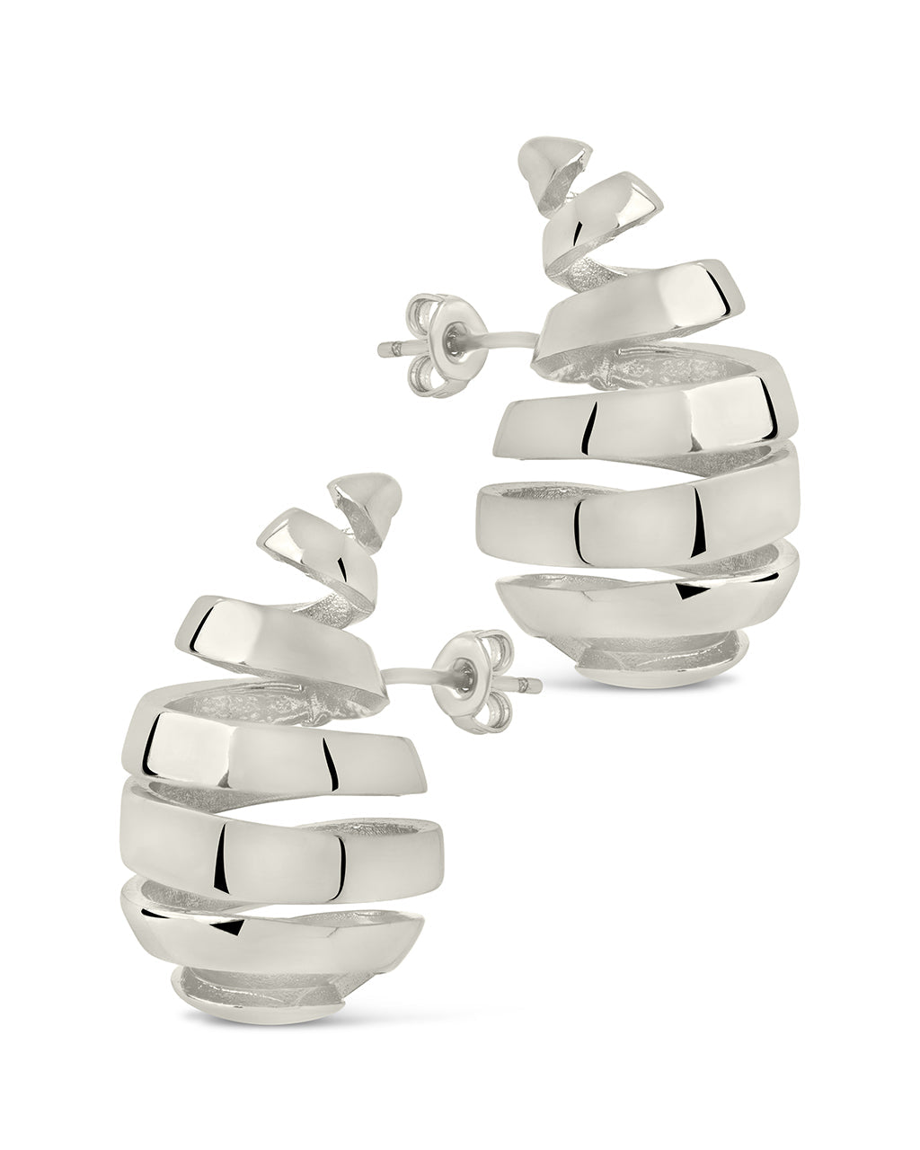 Margot Ribbed Stud Earrings