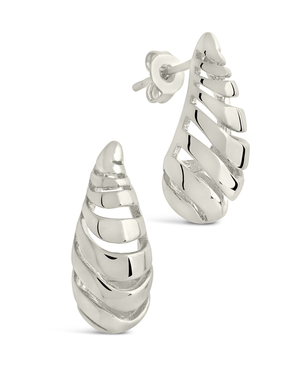 Carla Coiled Stud Earrings