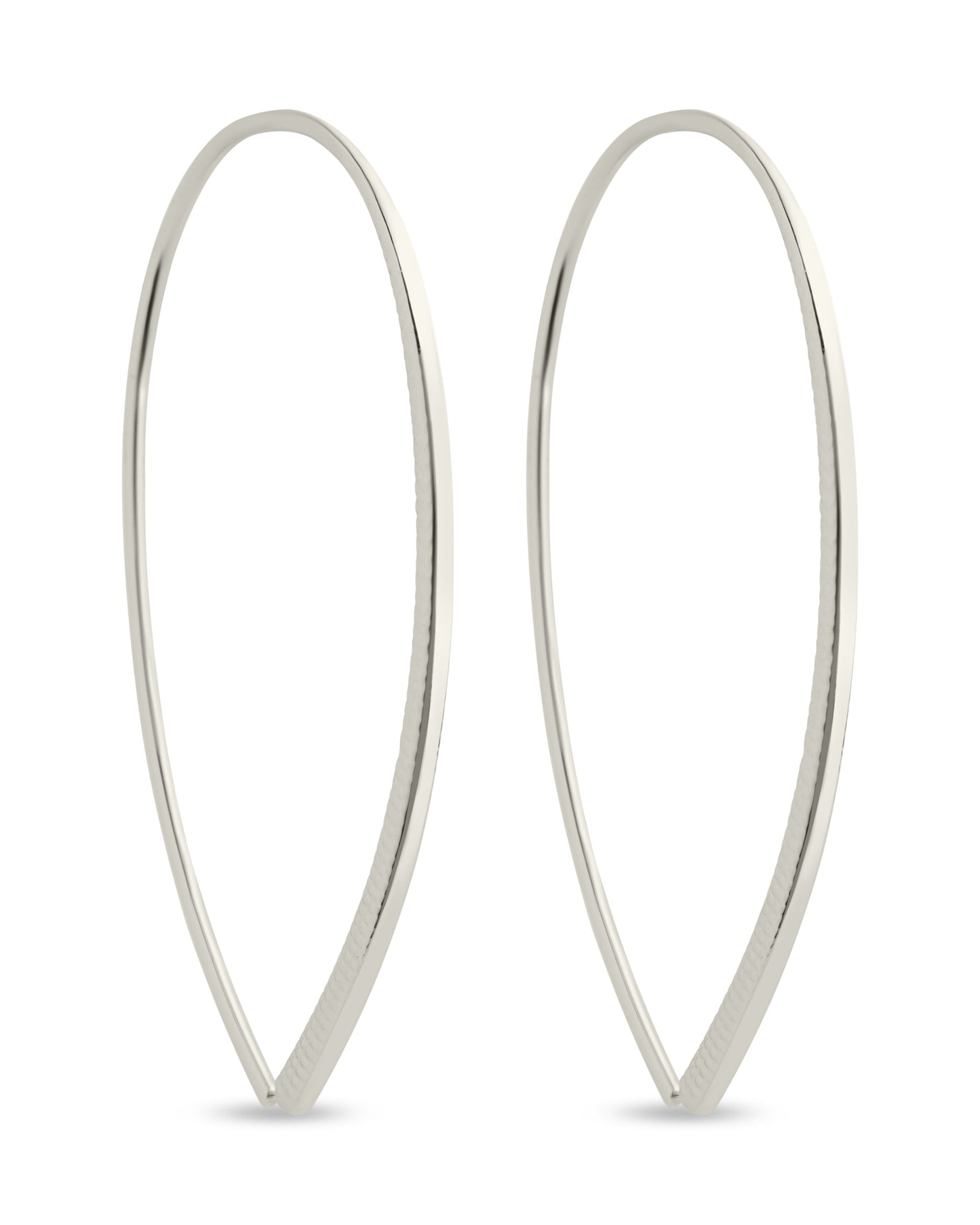 Delicate Threader Hoop Earrings