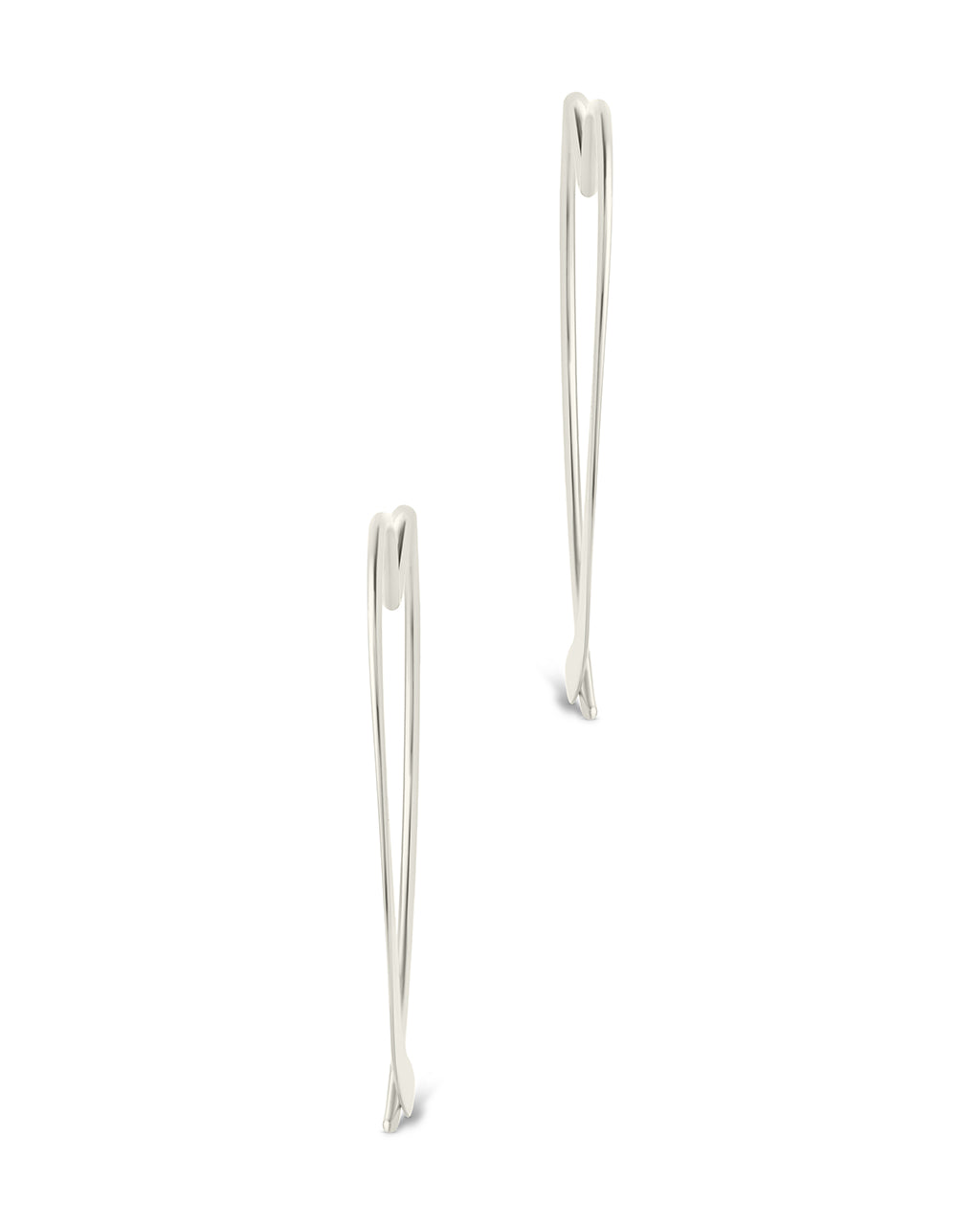 Rorie Heart Threader Hoops