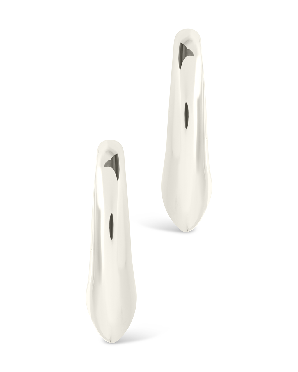 Colby Pointed Teardrop Hoops