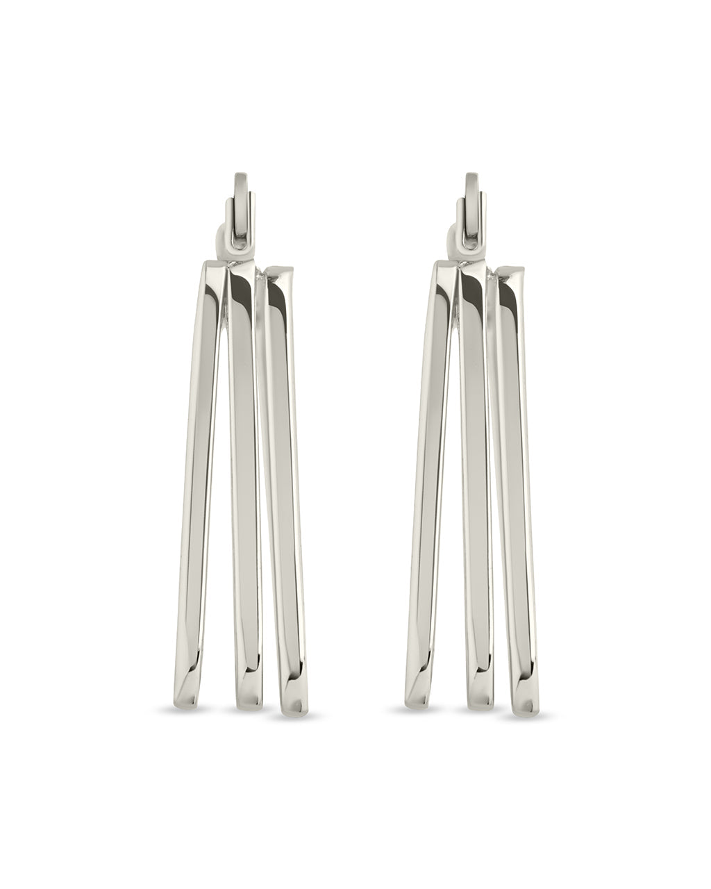 Belinda Textured Square Earrings