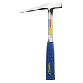 Estwing E3-13P 13oz Lightweight Rock Pick w/ Blue Vinyl Shock Reduction Grip (Smooth Face)