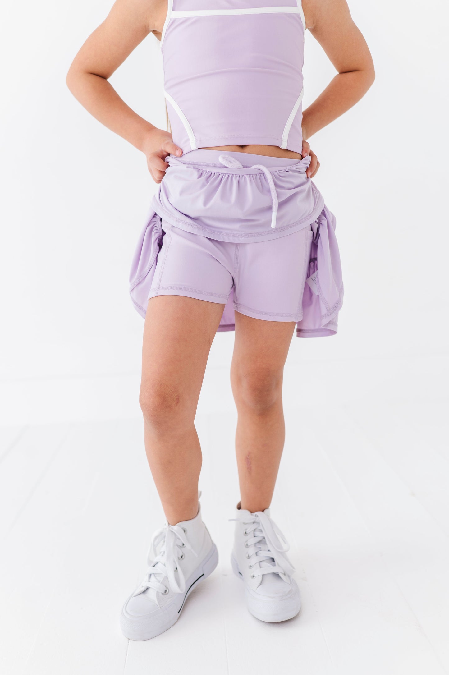 Very Violet | 2-tiered Skort