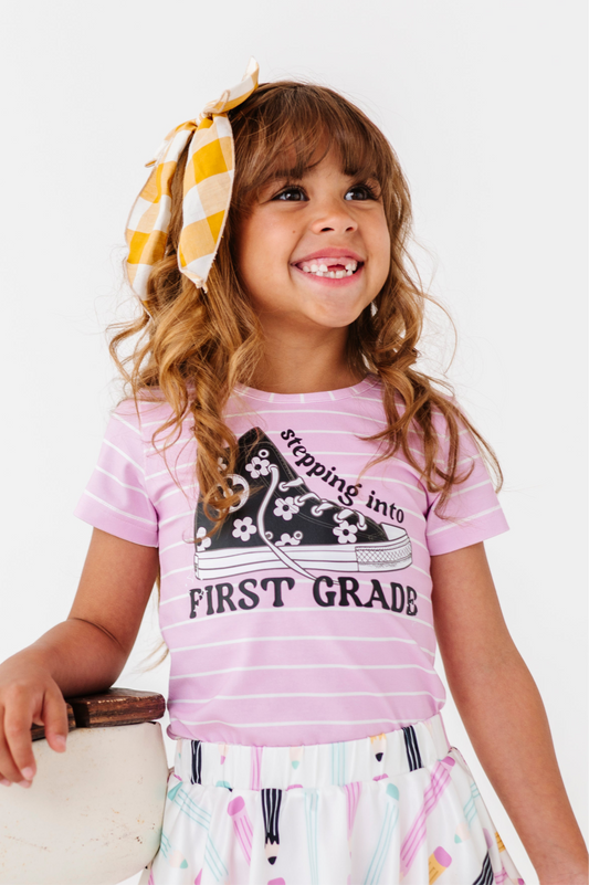 GIRLS “Stepping into…” Grade Level Tee (10yr + 12yr ONLY left)