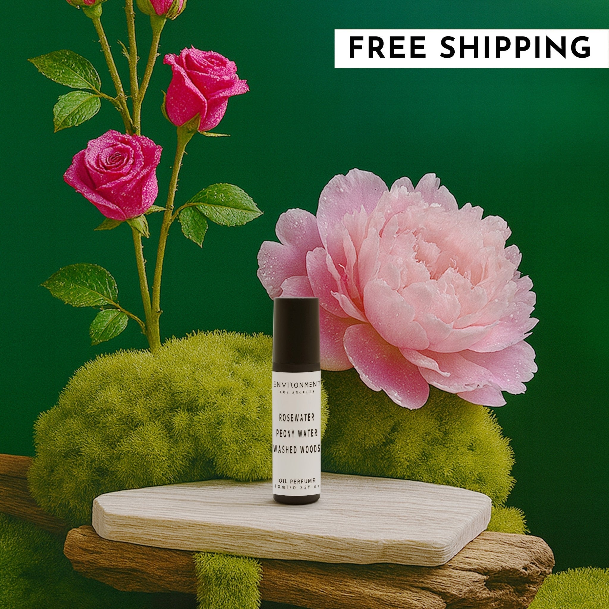 Rosewater | Peony Water | Washed Woods Roll-on Oil Perfume (Inspired by Issey Miyake L'Eau d'Issey®)