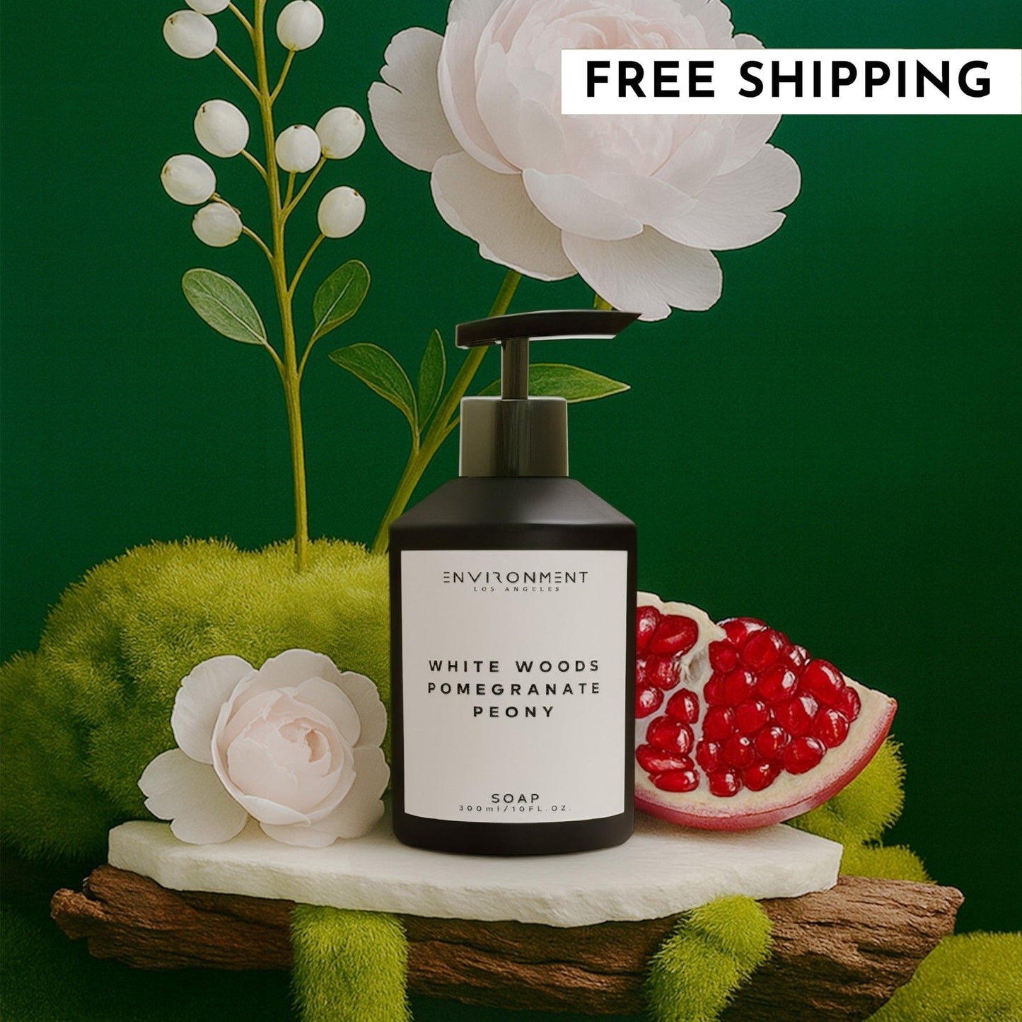 White Woods | Pomegranate | Peony Hand Soap (Inspired by The Aria Hotel®)