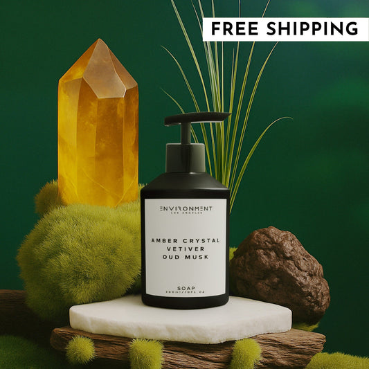 Amber Crystal | Vetiver | Oud Musk Hand Soap (Inspired by Baccarat Rouge 540®)