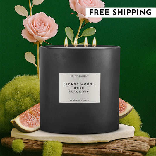 55oz Blonde Woods | Rose | Black Fig Candle (Inspired by The EDITION Hotel®)