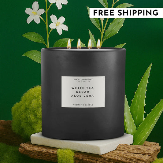 55oz White Tea | Cedar | Aloe Vera Candle (Inspired by Westin Hotel®)