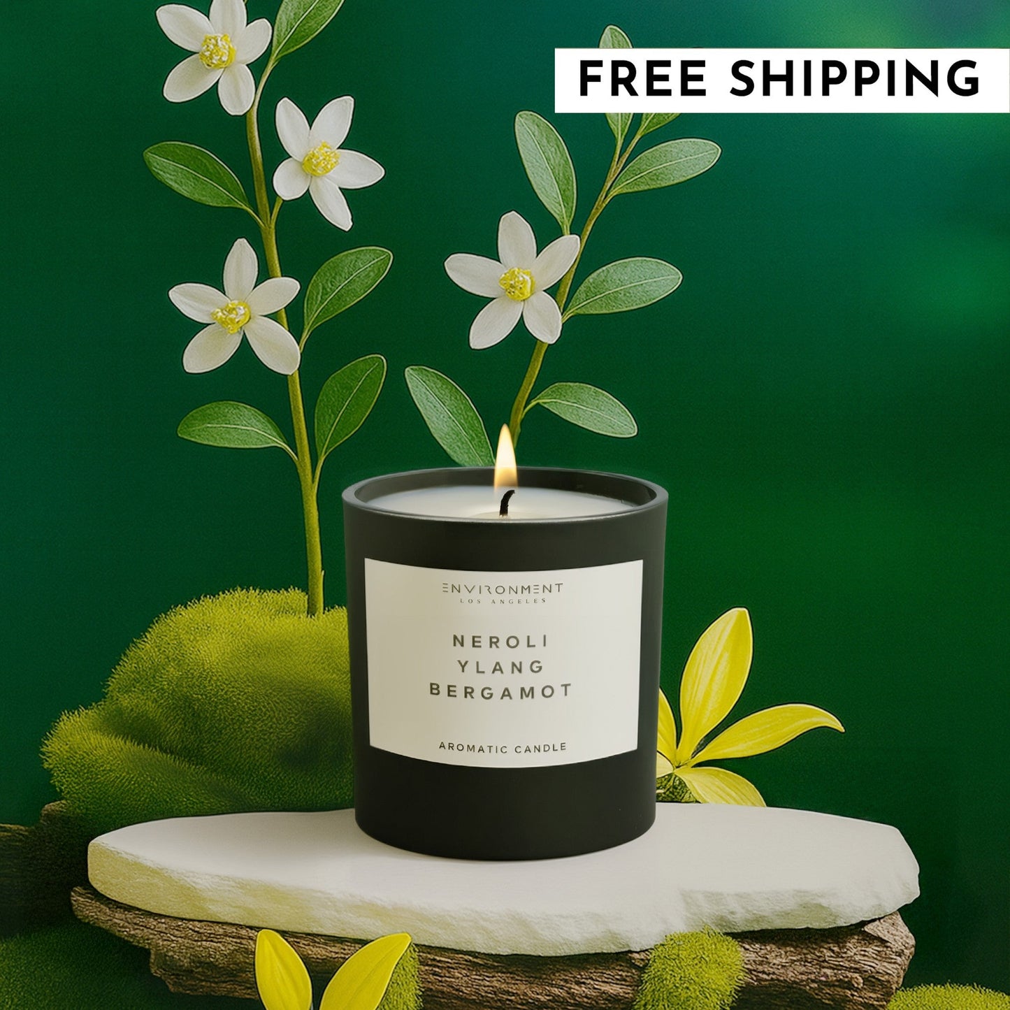 8oz Neroli | Ylang | Bergamot Candle with Lid and Box (Inspired by Chanel Chanel #5®)